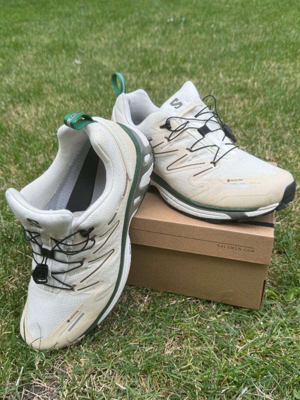 Salomon - XT RUSH 2 GTX (Men's) - Vanilla Ice/Falcon/Eden (Size 9.5)